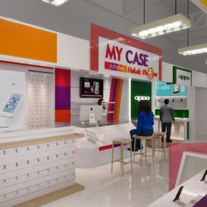 ออกแบบร้านมือถือ Hakak Phone อ.บ่อวิน จ.ชลบุรี 